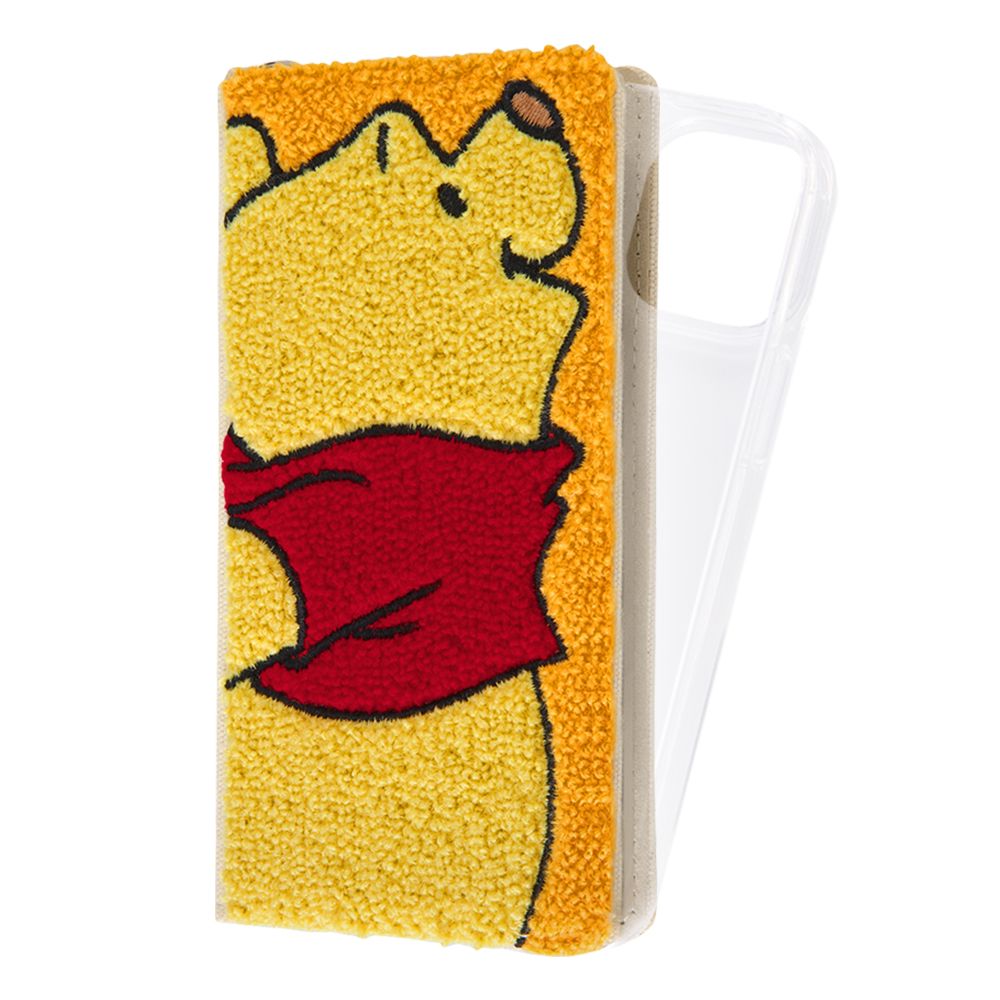 『ディズニーキャラクター』/手帳型 FLEX CASE サガラ刺繍/プー