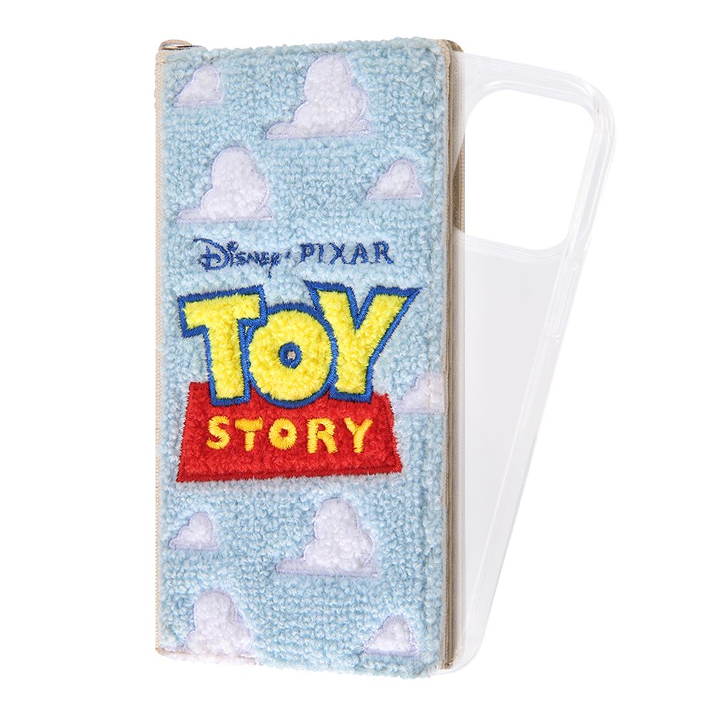 『ディズニー・ピクサーキャラクター』/手帳型 FLEX CASE サガラ刺繍/トイ・ストーリー/ロゴ