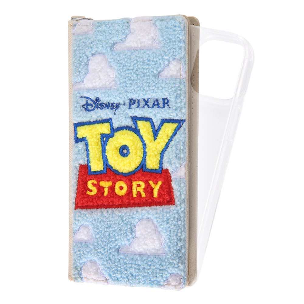 『ディズニー・ピクサーキャラクター』/手帳型 FLEX CASE サガラ刺繍/トイ・ストーリー/ロゴ
