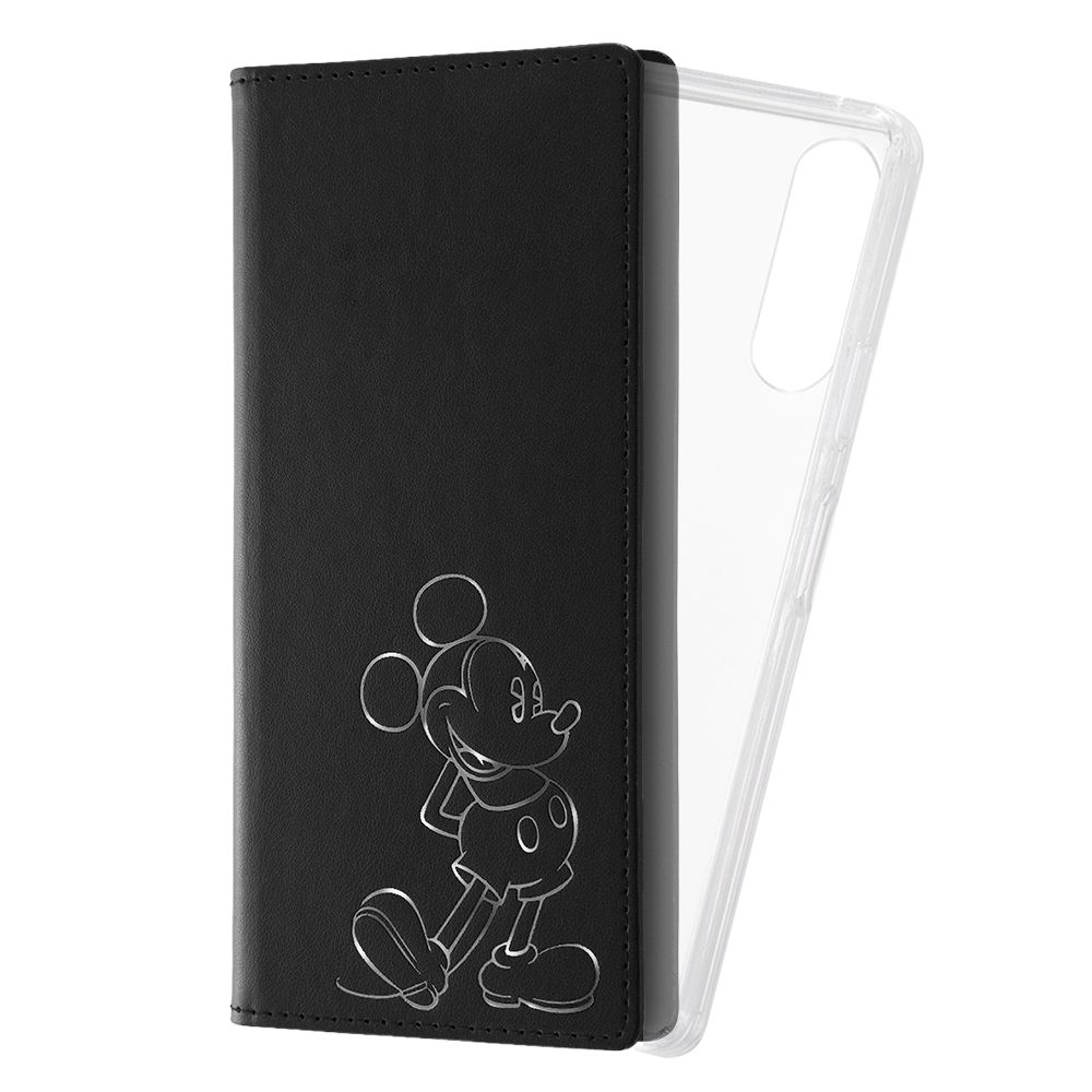 『ディズニーキャラクター』/手帳型 FLEX CASE ホットスタンプ/『ミッキーマウス』
