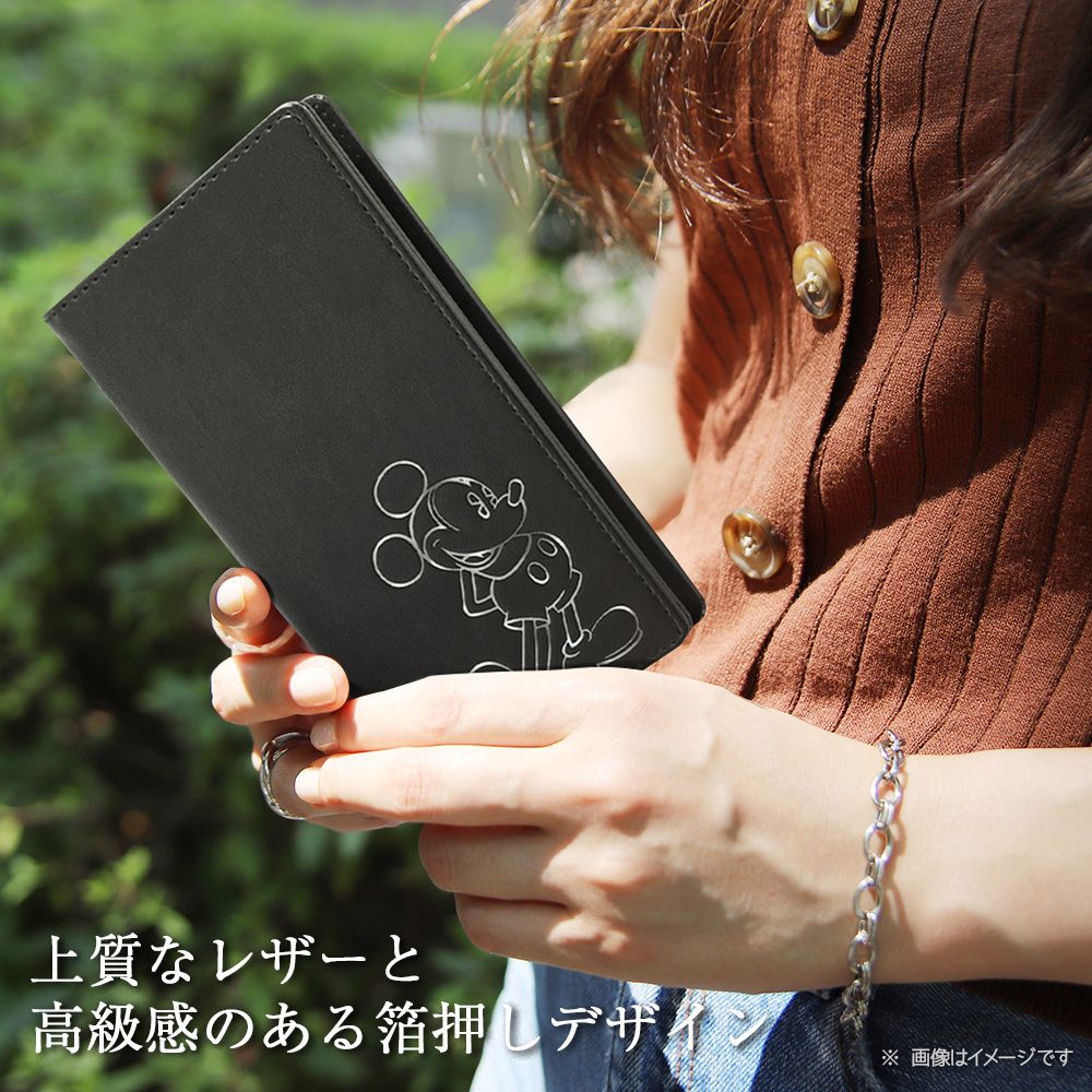 『ディズニーキャラクター』/手帳型 FLEX CASE ホットスタンプ/『ミニーマウス』