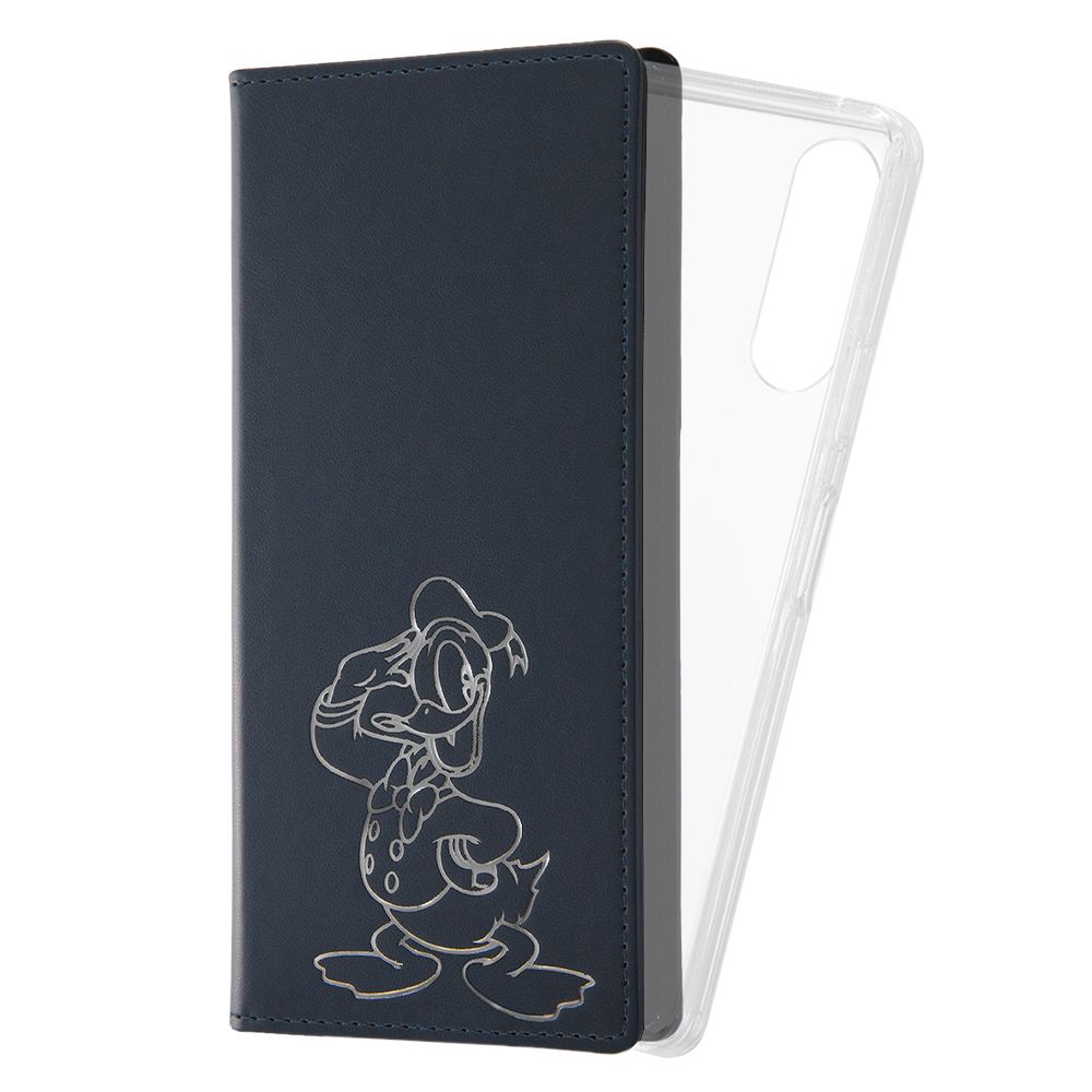 『ディズニーキャラクター』/手帳型 FLEX CASE ホットスタンプ/『ドナルドダック』