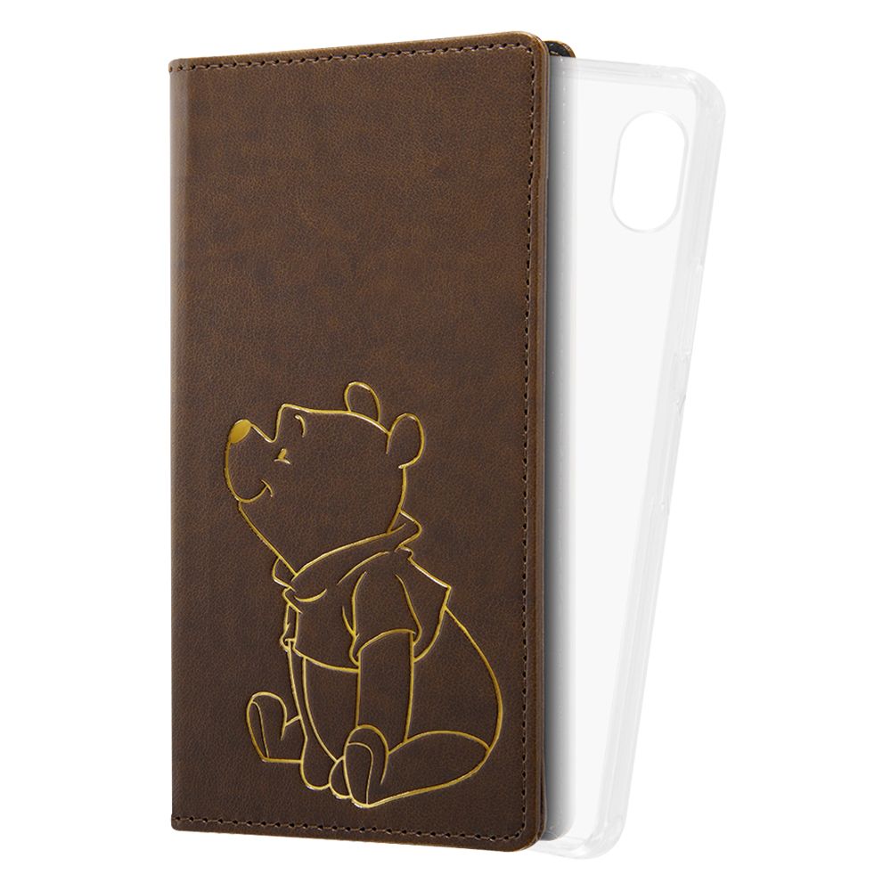 『ディズニーキャラクター』/手帳型 FLEX CASE ホットスタンプ/『プー』