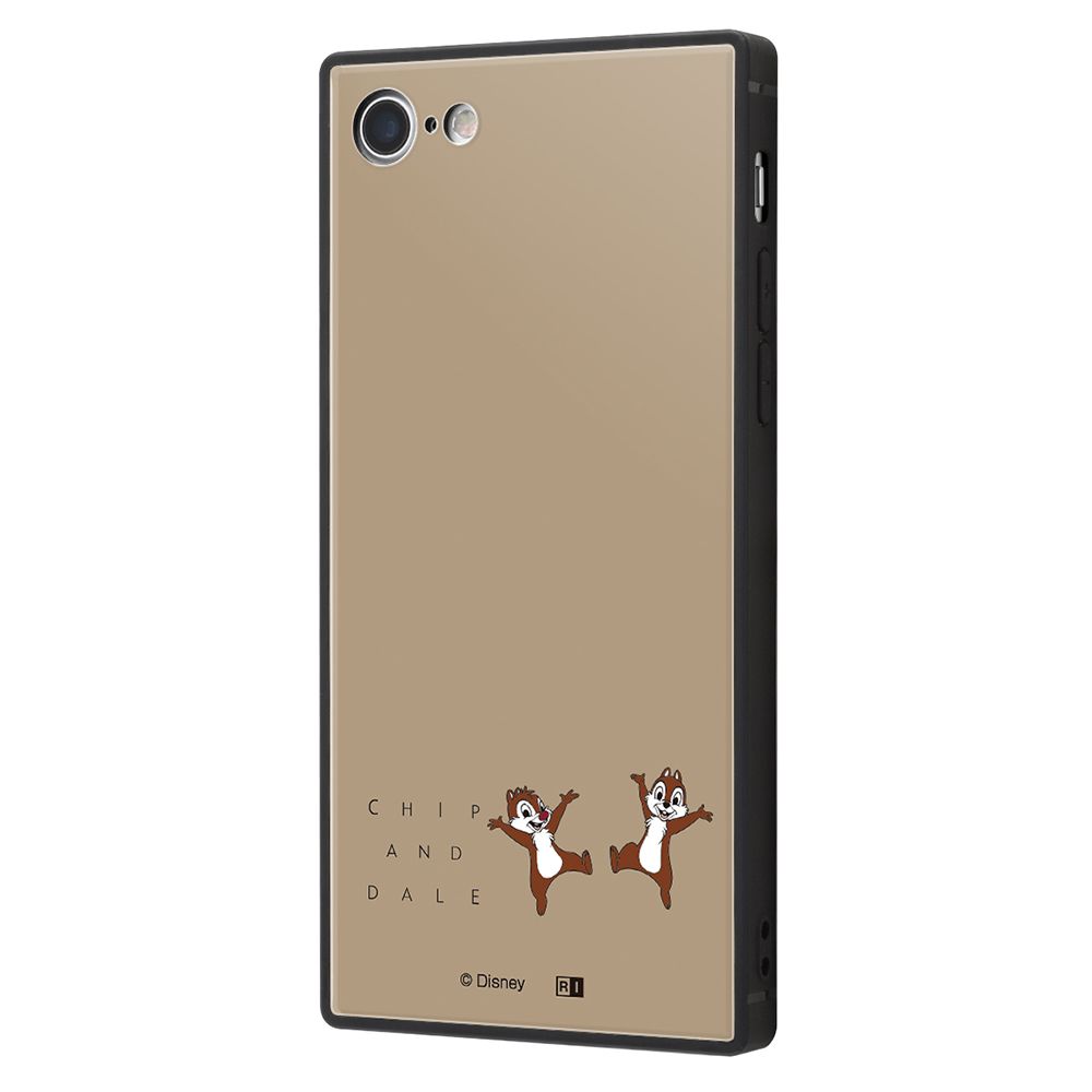 『ディズニーキャラクター』/耐衝撃ハイブリッドケース KAKU/チップ＆デール_ジャンプ【受注生産】