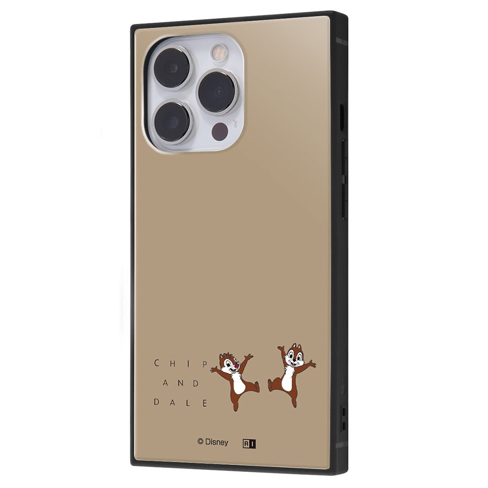 『ディズニーキャラクター』/耐衝撃ハイブリッドケース KAKU/チップ＆デール_ジャンプ【受注生産】
