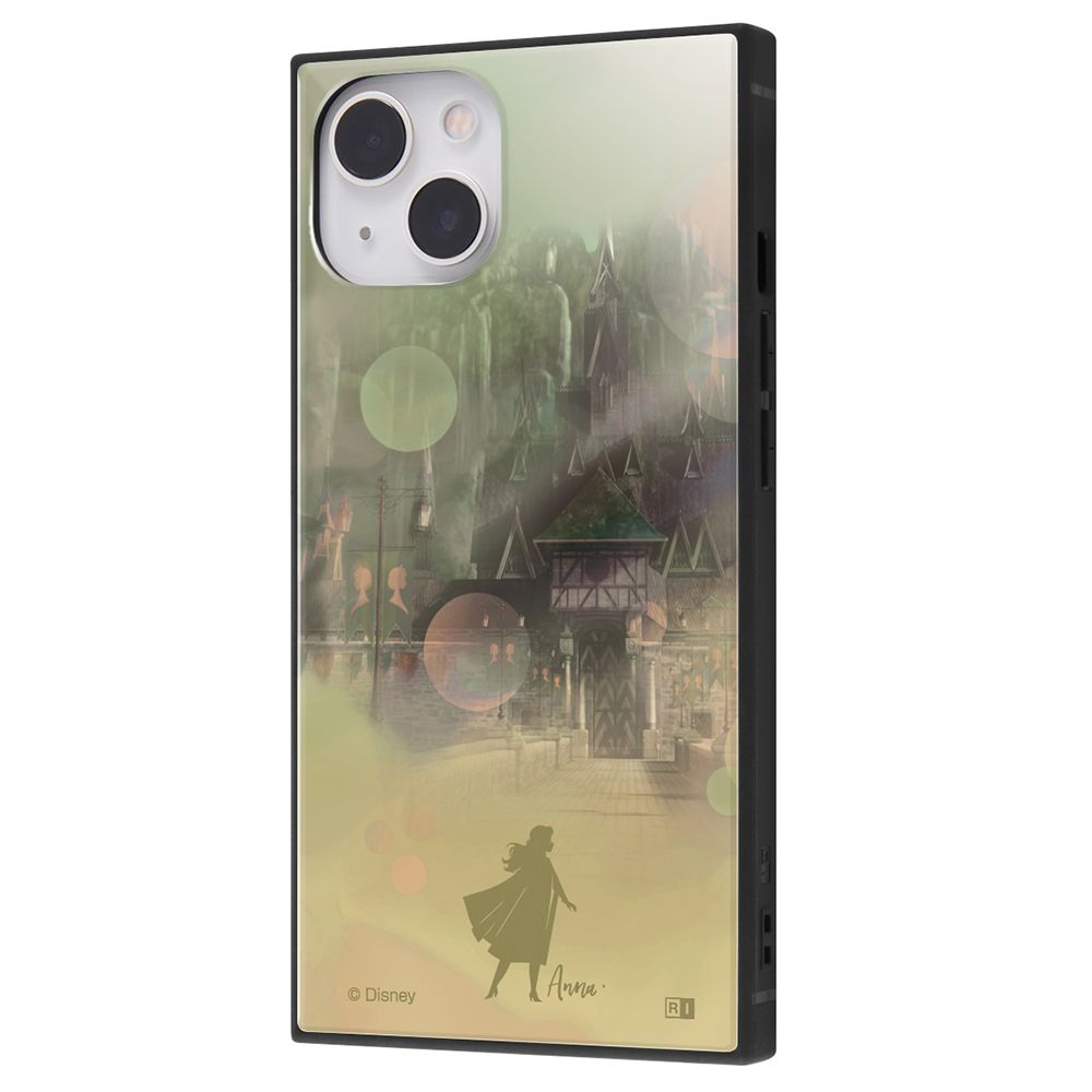 『ディズニーキャラクター』/耐衝撃ケース KAKU/アナ_アレンデール城【受注生産】