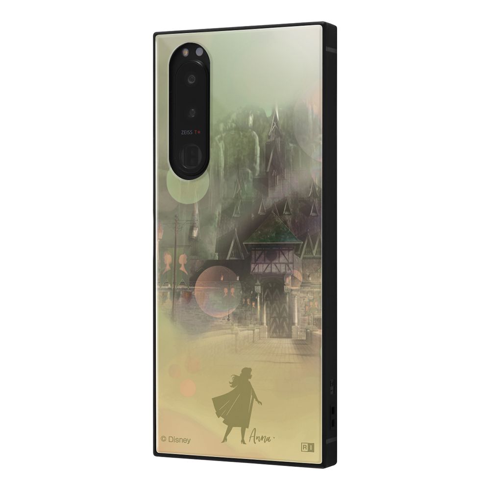 『ディズニーキャラクター』/耐衝撃ケース KAKU/アナ_アレンデール城【受注生産】