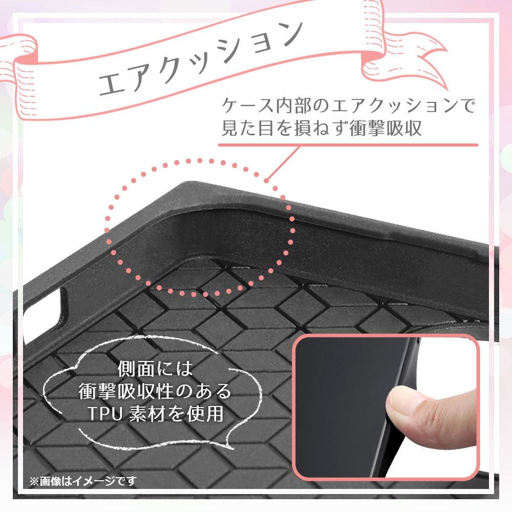 『ディズニーキャラクター』/耐衝撃ケース KAKU/アナ_アレンデール城【受注生産】