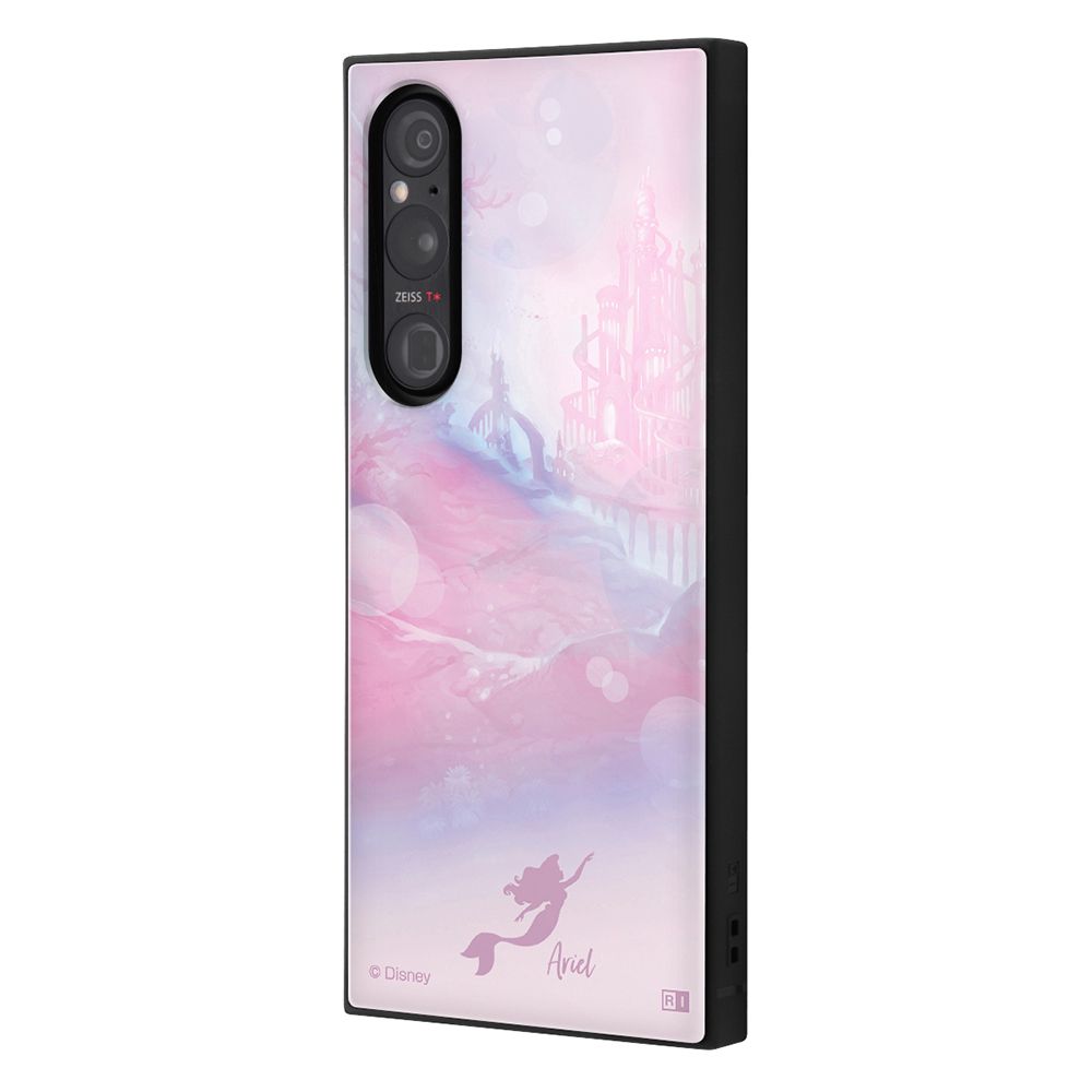 『ディズニーキャラクター』/耐衝撃ケース KAKU/アリエル_キングトリトンキャッスル【受注生産】