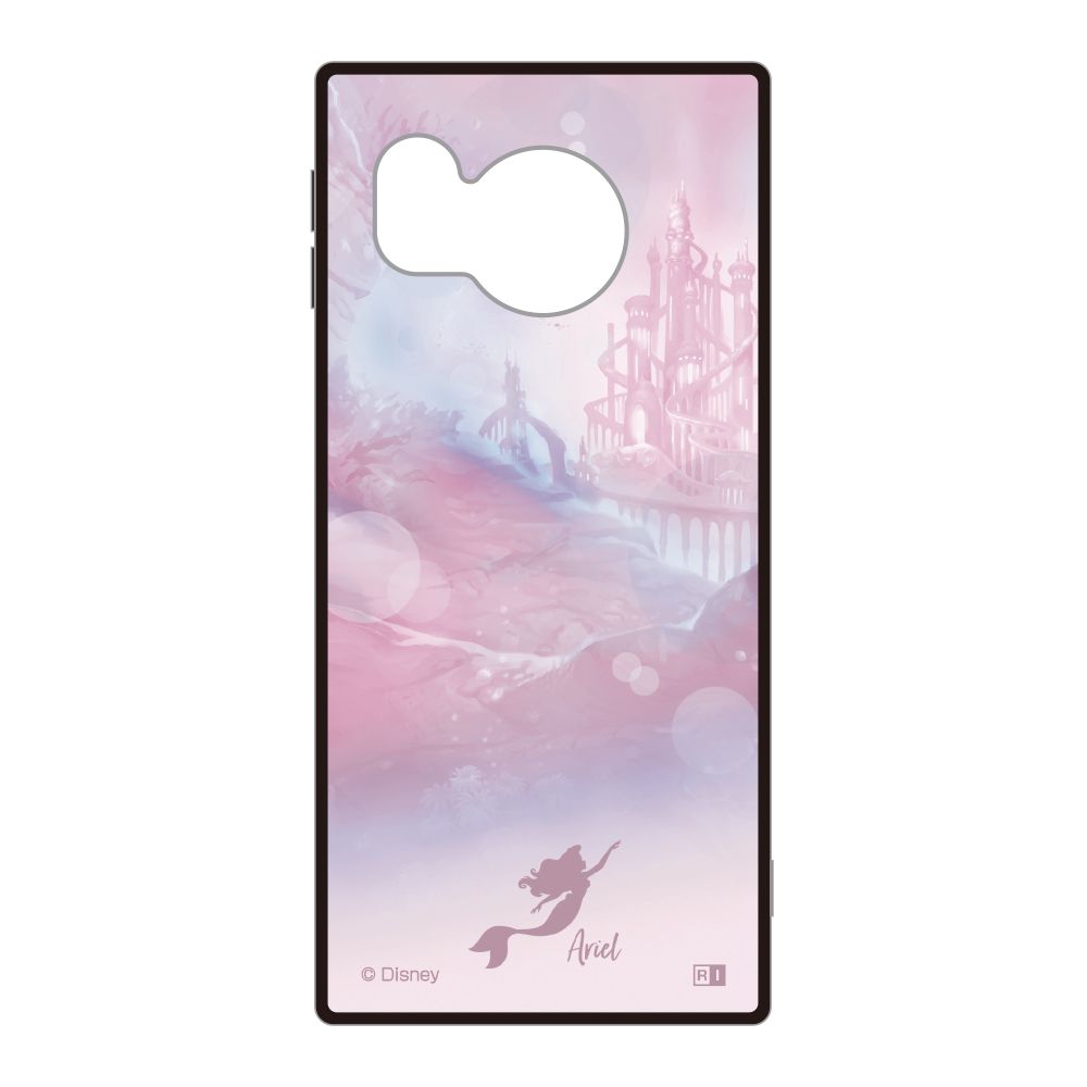 『ディズニーキャラクター』/耐衝撃ケース KAKU/アリエル_キングトリトンキャッスル【受注生産】