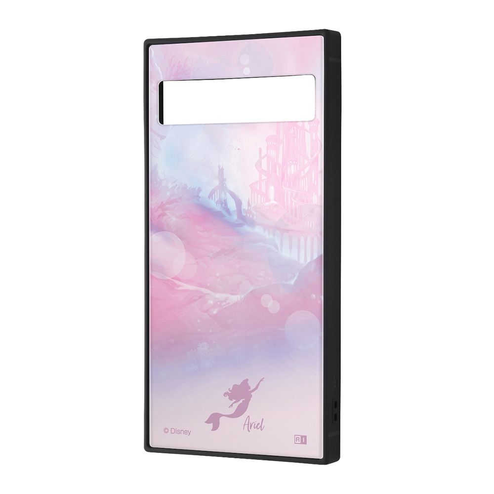 『ディズニーキャラクター』/耐衝撃ケース KAKU/アリエル_キングトリトンキャッスル【受注生産】