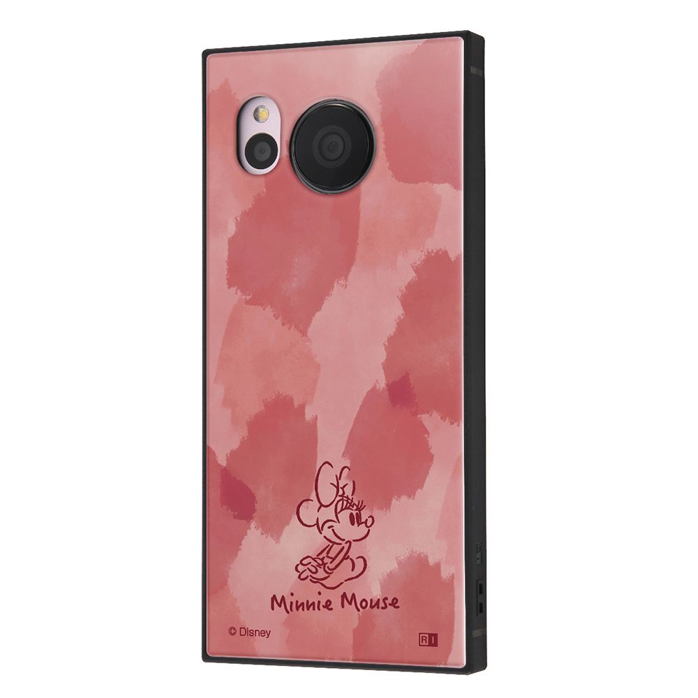 『ディズニーキャラクター』/耐衝撃ケース KAKU トリプルハイブリッド/OTONAミニー_水彩【受注生産】