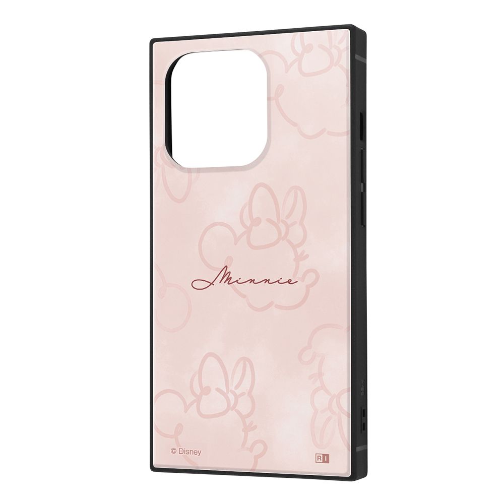 『ディズニーキャラクター』/耐衝撃ケース KAKU トリプルハイブリッド/OTONAミニー_ラインアート【受注生産】