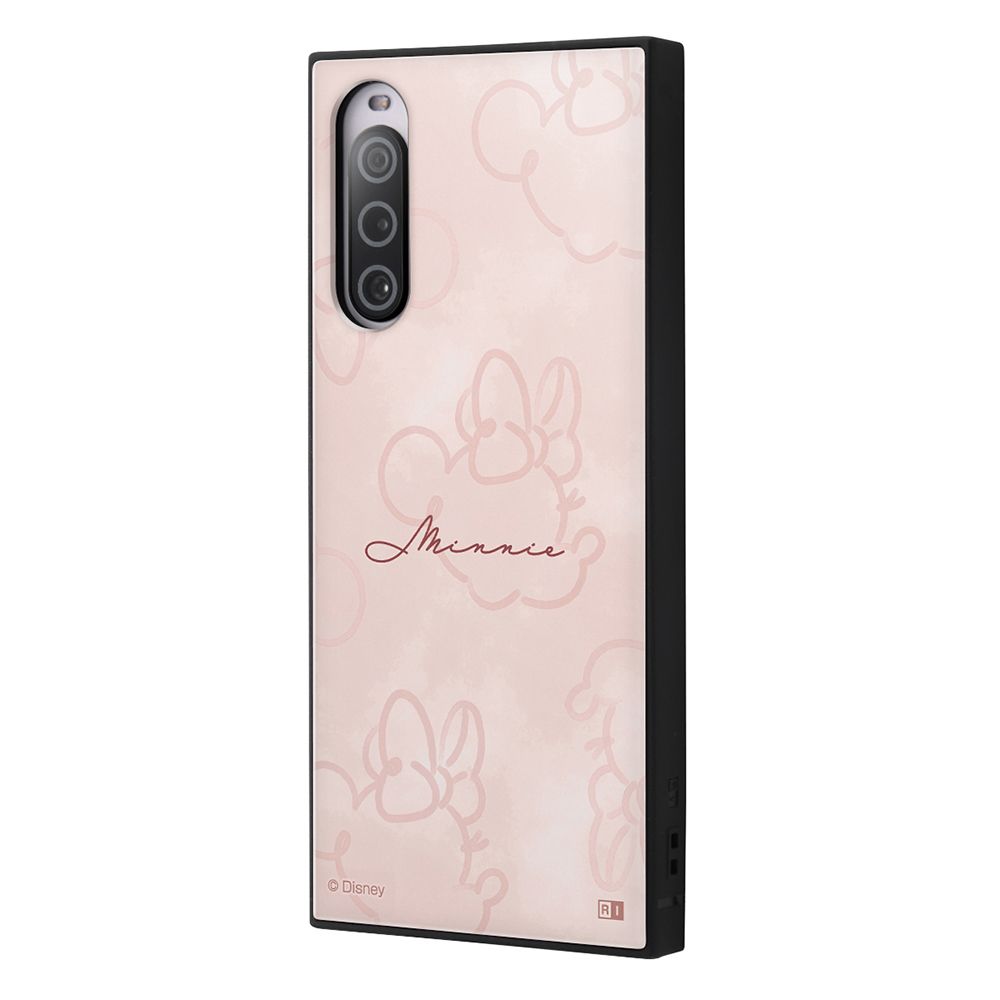 『ディズニーキャラクター』/耐衝撃ケース KAKU トリプルハイブリッド/OTONAミニー_ラインアート【受注生産】