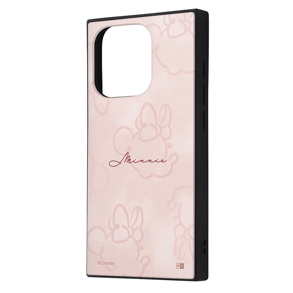 『ディズニーキャラクター』/耐衝撃ケース KAKU トリプルハイブリッド/OTONAミニー_ラインアート【受注生産】