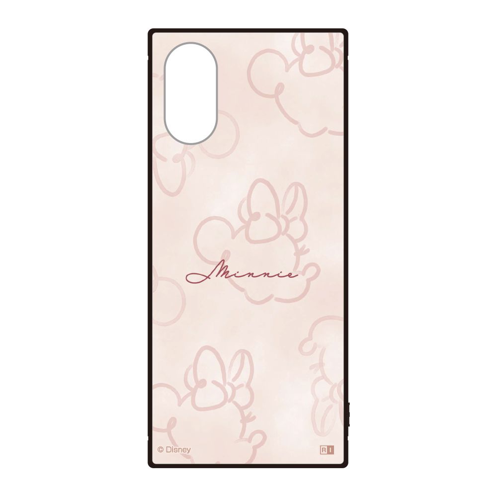 『ディズニーキャラクター』/耐衝撃ケース KAKU トリプルハイブリッド/OTONAミニー_ラインアート【受注生産】