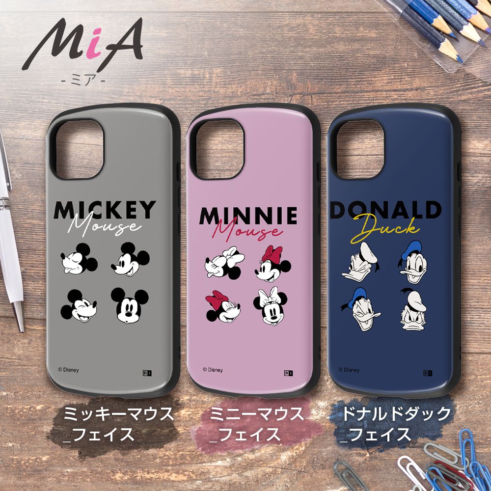 『ディズニーキャラクター』/耐衝撃ケース MiA/ミッキーマウス_フェイス