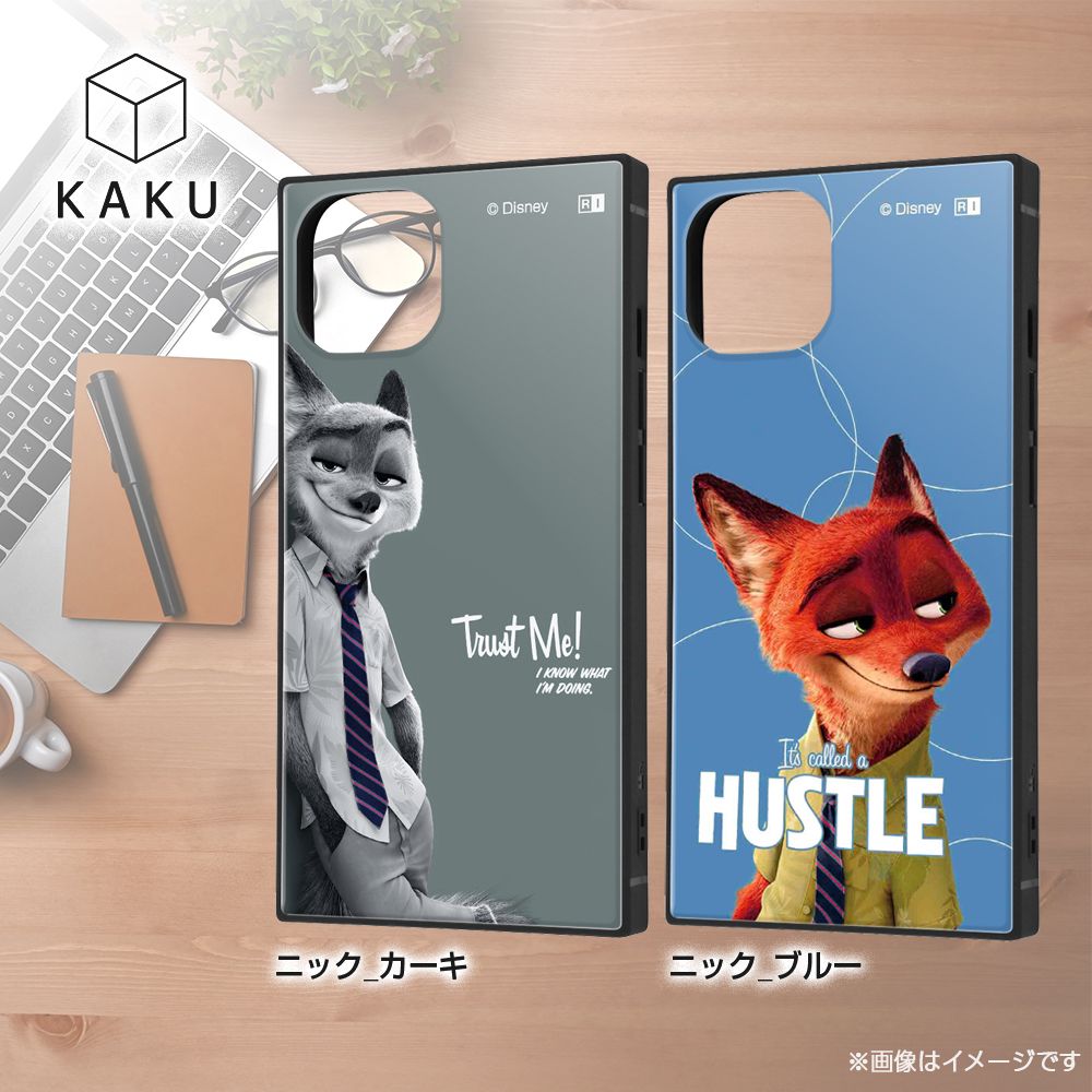 『ディズニーキャラクター』/耐衝撃ケース KAKU / ニック_カーキ【受注生産】