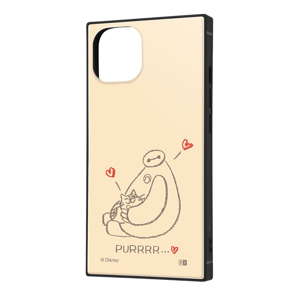 『ディズニーキャラクター』/耐衝撃ケース KAKU / ベイマックスとモチ_ベージュ【受注生産】