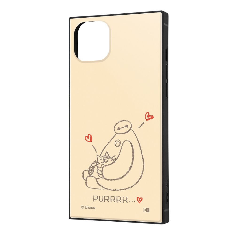 『ディズニーキャラクター』/耐衝撃ケース KAKU / ベイマックスとモチ_ベージュ【受注生産】