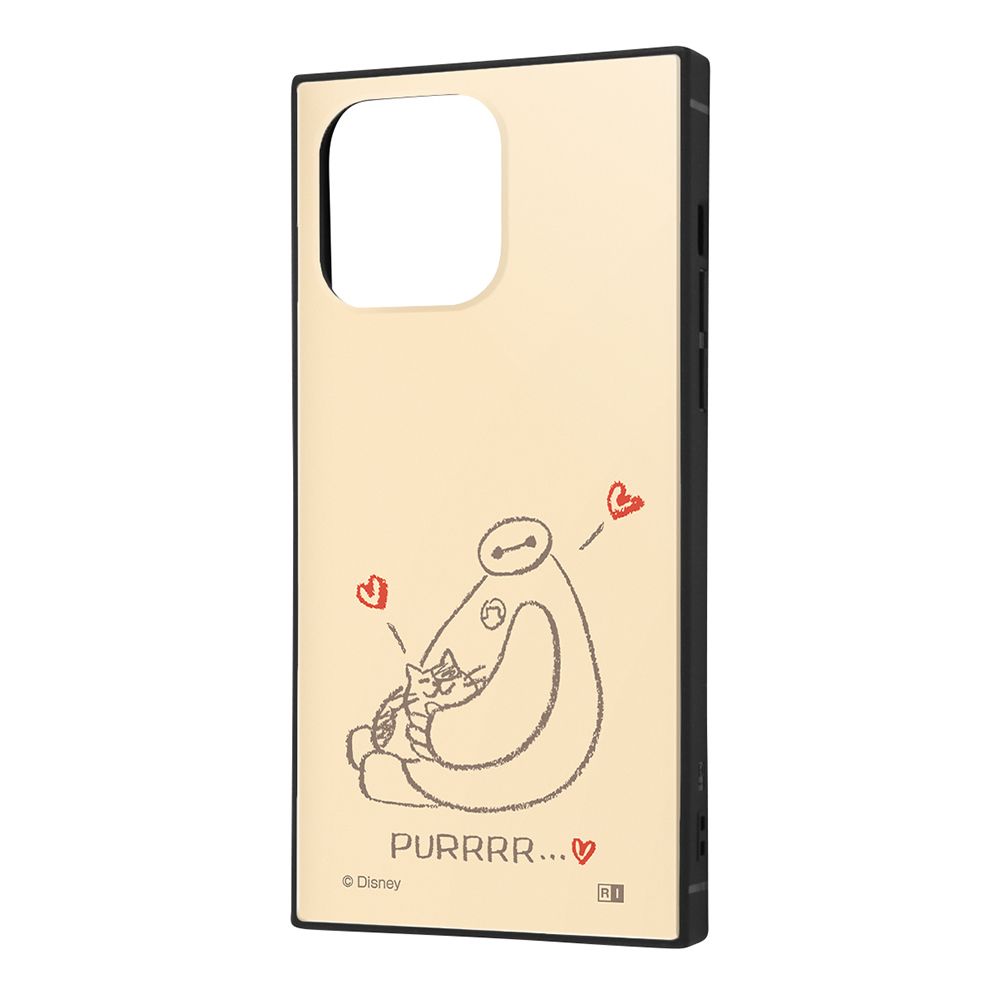 『ディズニーキャラクター』/耐衝撃ケース KAKU / ベイマックスとモチ_ベージュ【受注生産】