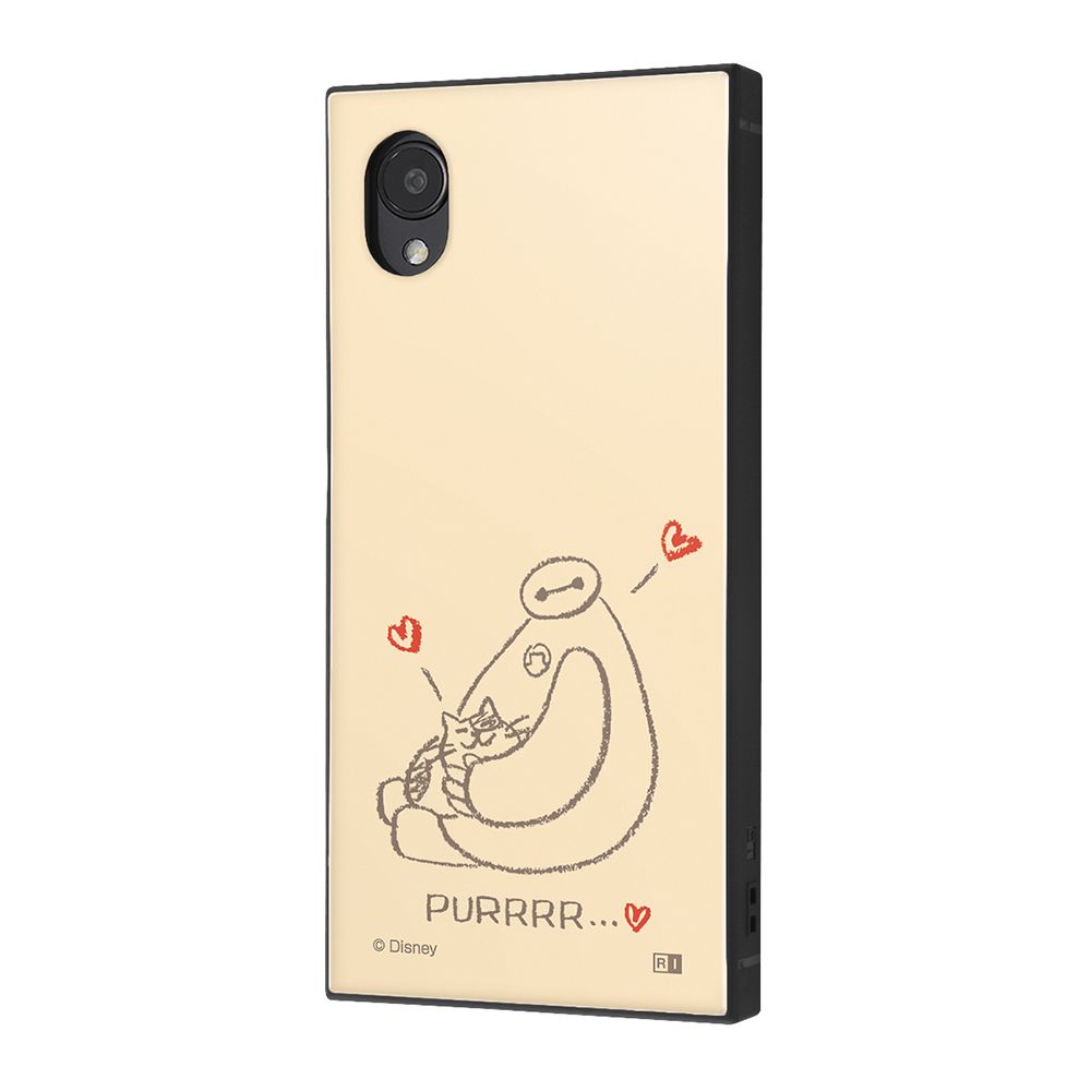 『ディズニーキャラクター』/耐衝撃ケース KAKU / ベイマックスとモチ_ベージュ【受注生産】