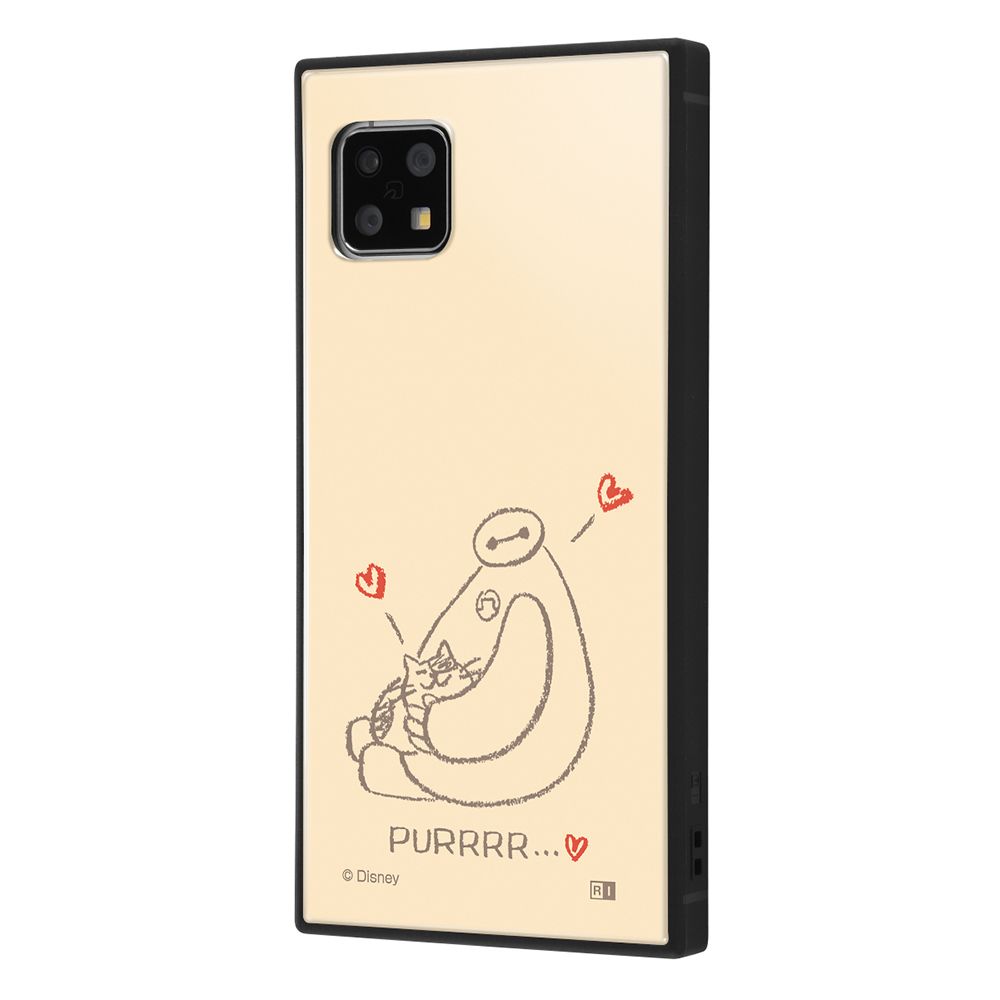 『ディズニーキャラクター』/耐衝撃ケース KAKU / ベイマックスとモチ_ベージュ【受注生産】