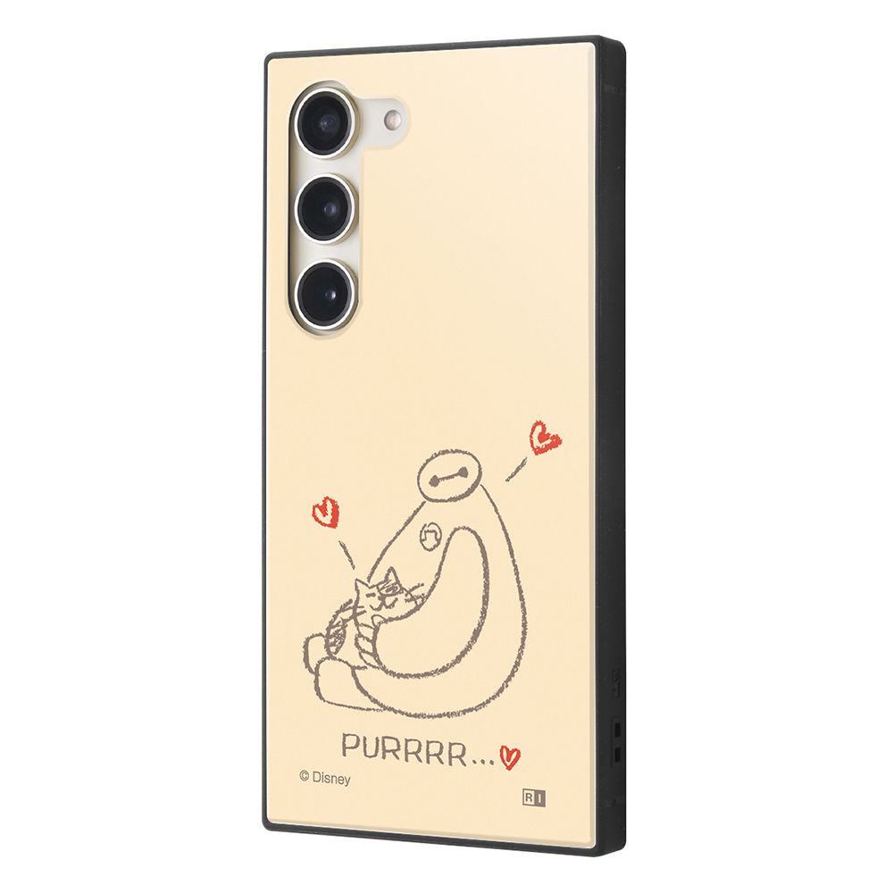 『ディズニーキャラクター』/耐衝撃ケース KAKU / ベイマックスとモチ_ベージュ【受注生産】