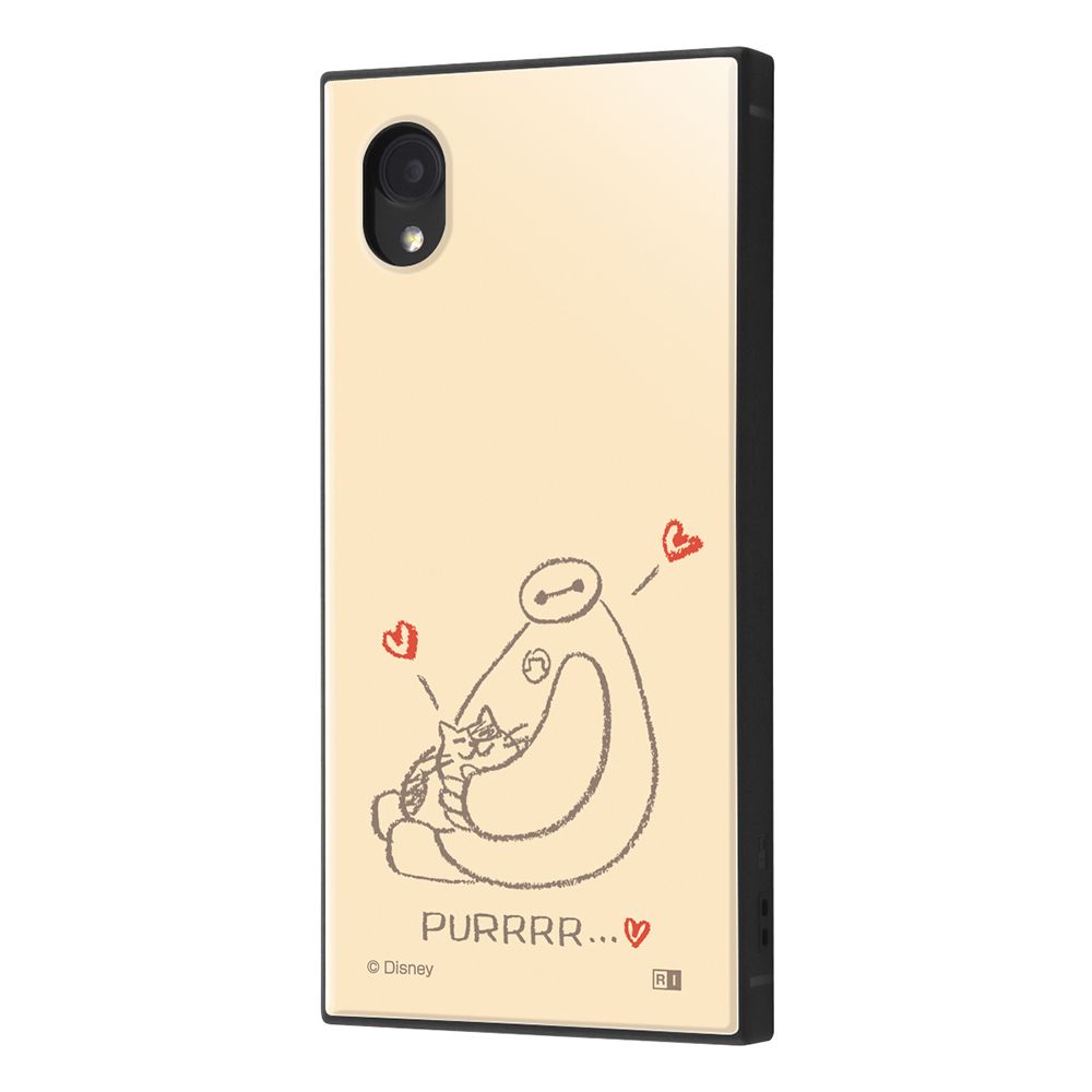 『ディズニーキャラクター』/耐衝撃ケース KAKU / ベイマックスとモチ_ベージュ【受注生産】