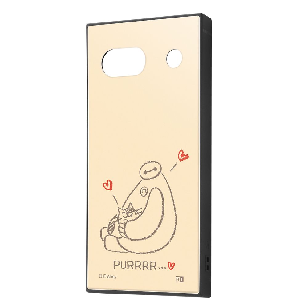 『ディズニーキャラクター』/耐衝撃ケース KAKU / ベイマックスとモチ_ベージュ【受注生産】