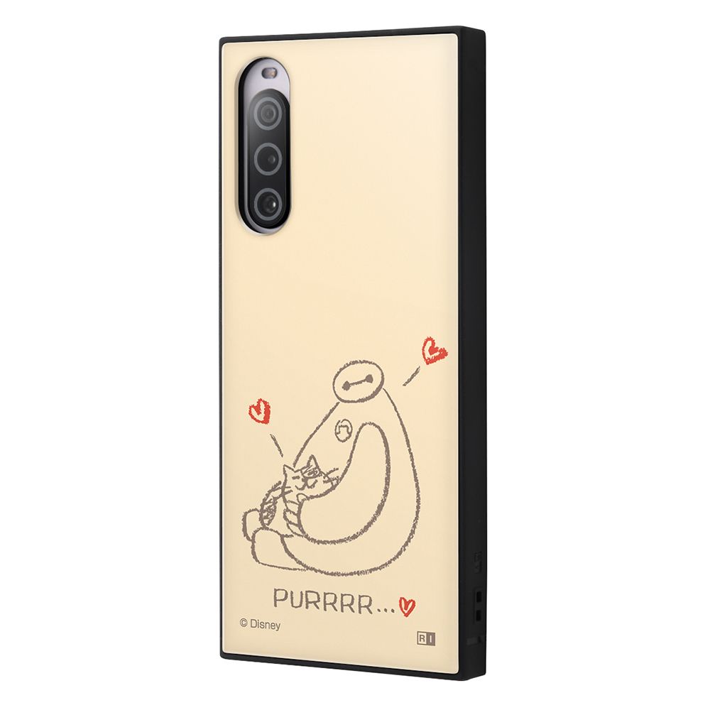 『ディズニーキャラクター』/耐衝撃ケース KAKU / ベイマックスとモチ_ベージュ【受注生産】