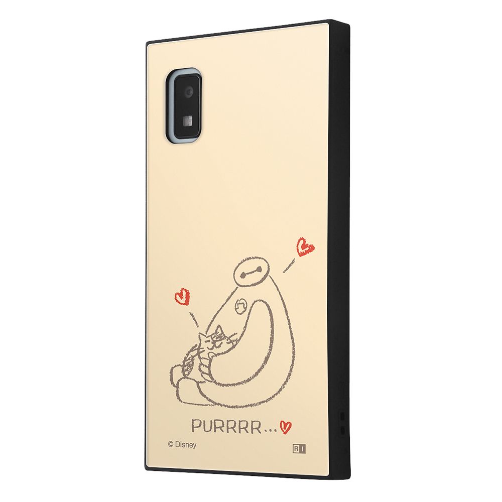 『ディズニーキャラクター』/耐衝撃ケース KAKU / ベイマックスとモチ_ベージュ【受注生産】