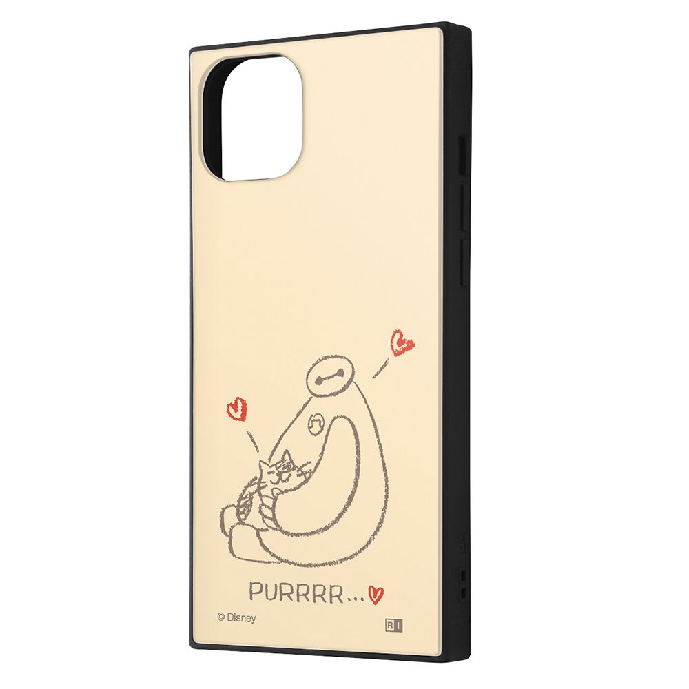 『ディズニーキャラクター』/耐衝撃ケース KAKU / ベイマックスとモチ_ベージュ【受注生産】