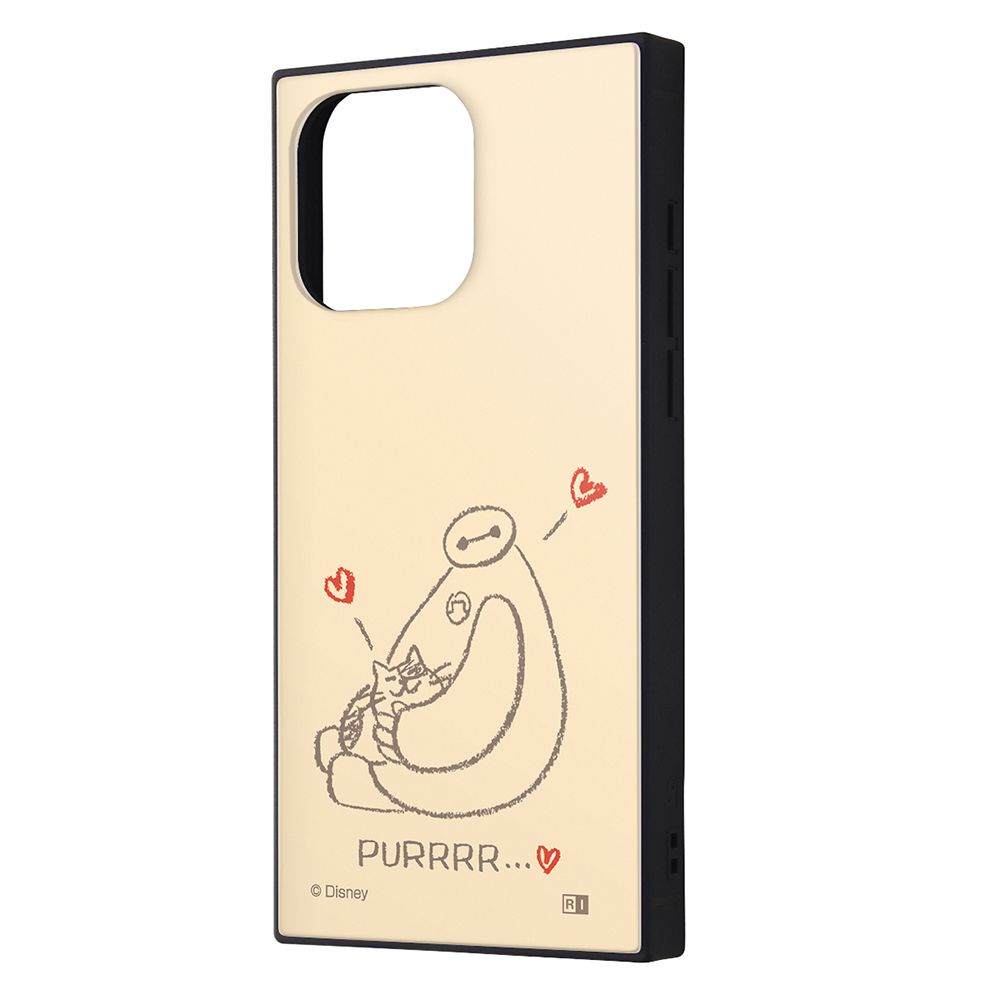 『ディズニーキャラクター』/耐衝撃ケース KAKU / ベイマックスとモチ_ベージュ【受注生産】