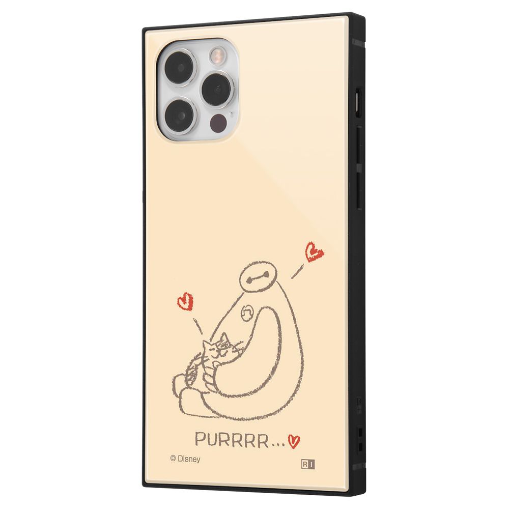 『ディズニーキャラクター』/耐衝撃ケース KAKU / ベイマックスとモチ_ベージュ【受注生産】