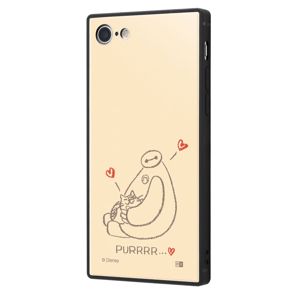 『ディズニーキャラクター』/耐衝撃ケース KAKU / ベイマックスとモチ_ベージュ【受注生産】