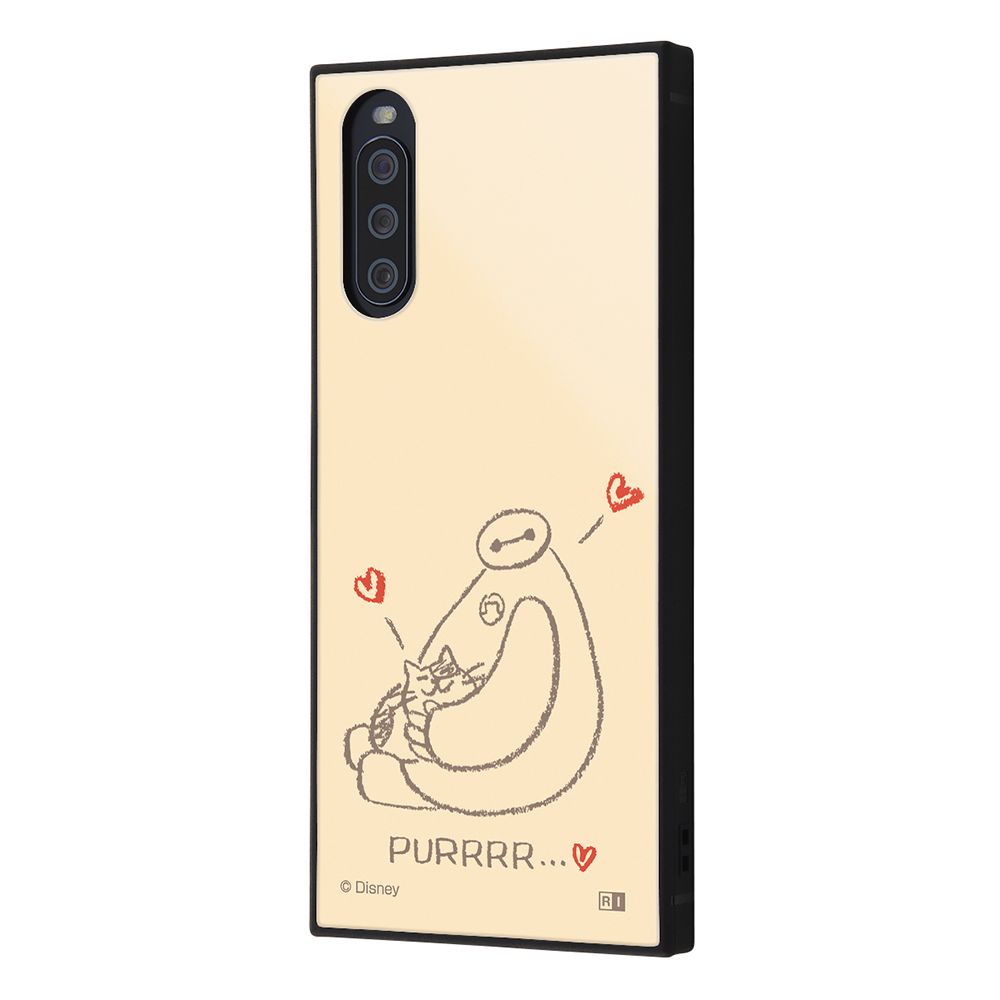 『ディズニーキャラクター』/耐衝撃ケース KAKU / ベイマックスとモチ_ベージュ【受注生産】