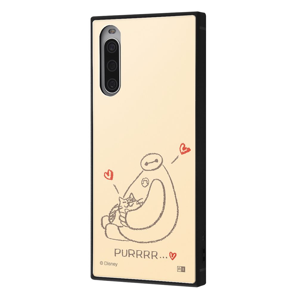 『ディズニーキャラクター』/耐衝撃ケース KAKU / ベイマックスとモチ_ベージュ【受注生産】