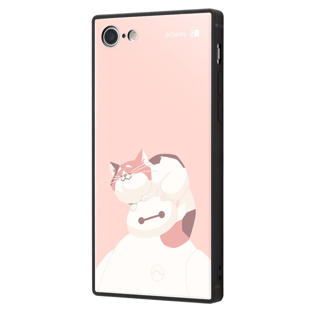 『ディズニーキャラクター』/耐衝撃ケース KAKU / ベイマックスとモチ_ピンク【受注生産】