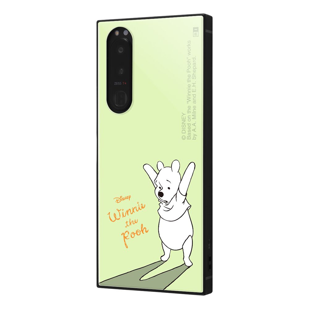 『ディズニーキャラクター』/耐衝撃ケース KAKU / プーさん_キミドリ【受注生産】