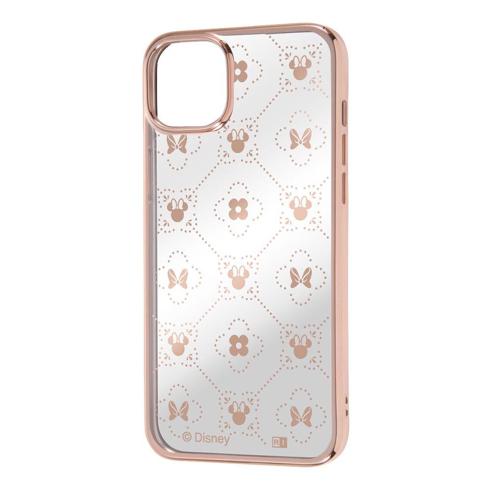 『ディズニーキャラクター』/TPUソフトケース META/ミニーマウス総柄_メタリック