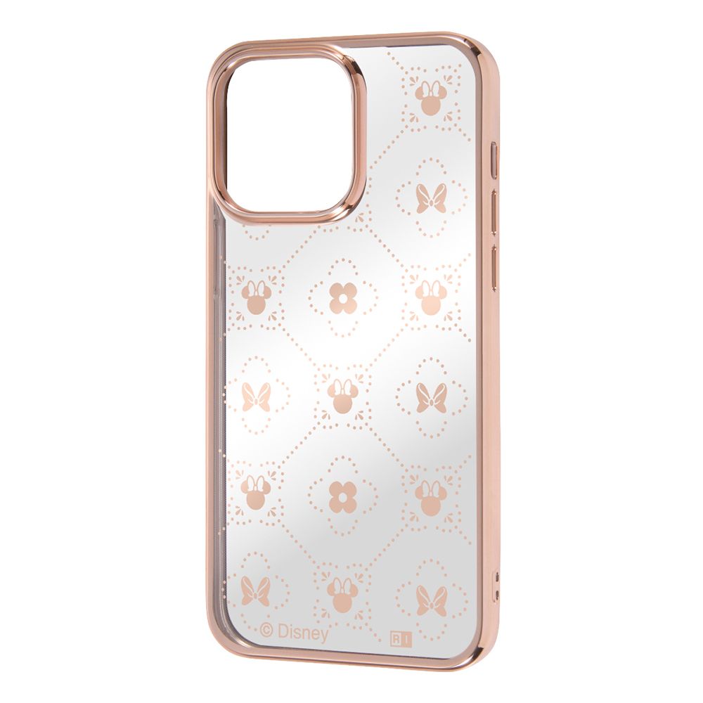 『ディズニーキャラクター』/TPUソフトケース META/ミニーマウス総柄_メタリック