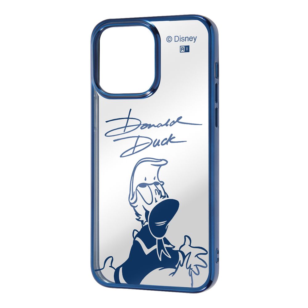 『ディズニーキャラクター』/TPUソフトケース META/ドナルドダックサイン_メタリック
