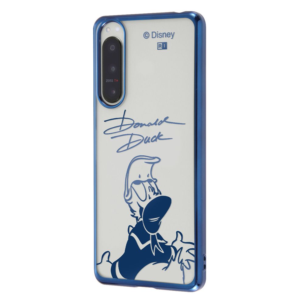 『ディズニーキャラクター』/TPUソフトケース META/ドナルドダックサイン_メタリック