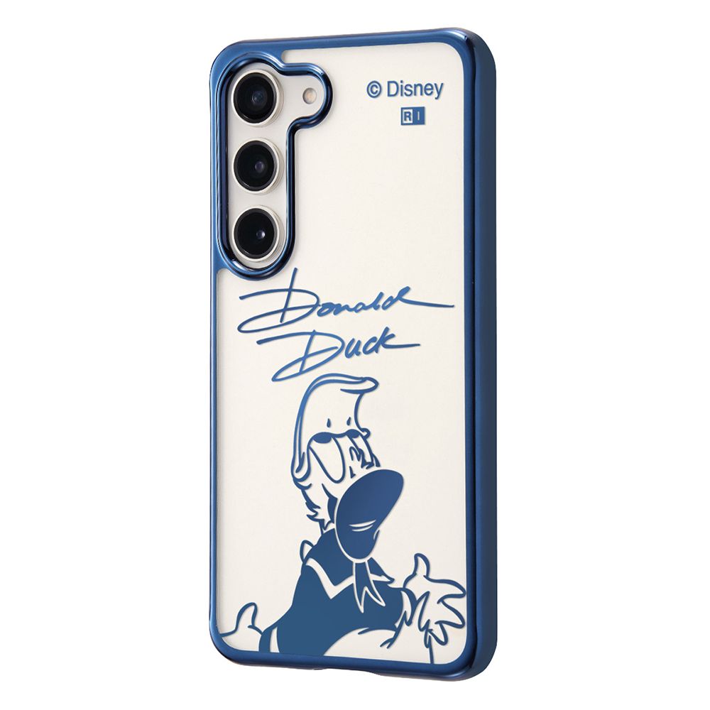 『ディズニーキャラクター』/TPUソフトケース META/ドナルドダックサイン_メタリック