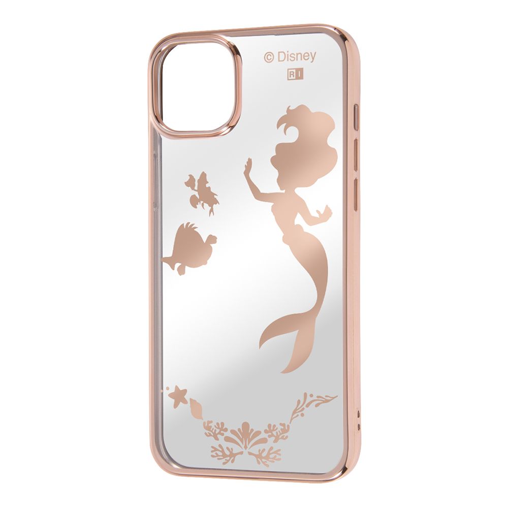 『ディズニーキャラクター』/TPUソフトケース META/アリエル_メタリック