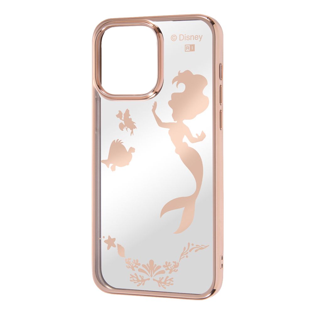 『ディズニーキャラクター』/TPUソフトケース META/アリエル_メタリック