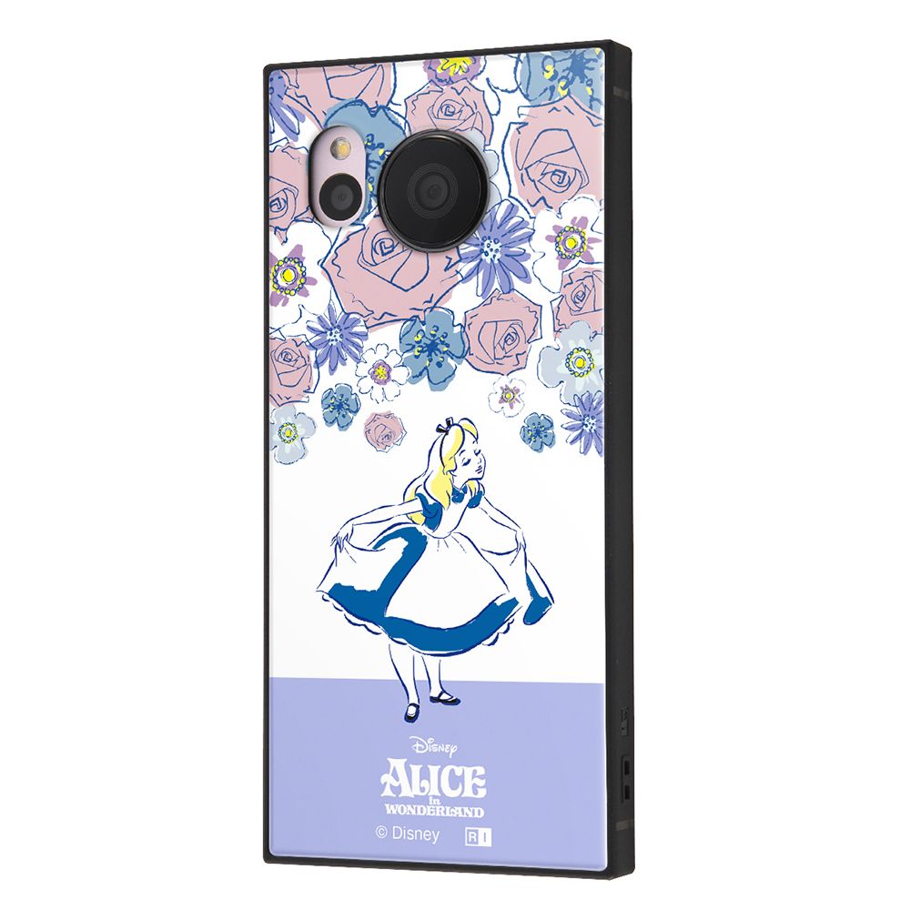 『ディズニーキャラクター』/耐衝撃ハイブリッドケース KAKU / アリス_フラワー【受注生産】