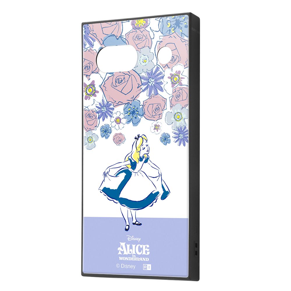 『ディズニーキャラクター』/耐衝撃ハイブリッドケース KAKU / アリス_フラワー【受注生産】