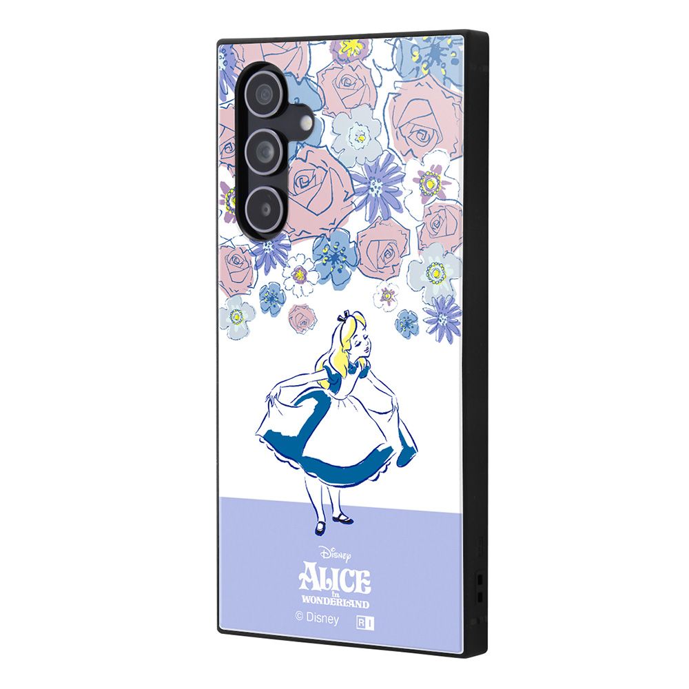 『ディズニーキャラクター』/耐衝撃ハイブリッドケース KAKU / アリス_フラワー【受注生産】